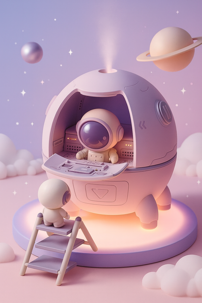 Astronot Roket Hava Nemlendirici